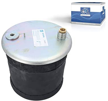 DT Spare Parts 4.81419 Luftfederbalg, D: 259 mm, D: 292 mm, Dmax: 302 mm, M16 x 1,5, M22 x 1,5, H: 280 mm für LKW