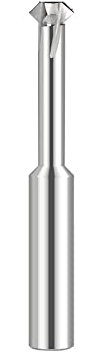 Drill Bit 90 Degree Front Back Deburrer Double Angular Chamfering Cutter for Metal Hole Internal Burr Removal CNC Tool,D6x25xD3.0xD6x50
