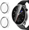 ivoler 2 Stück Klar Hülle für Amazfit GTR Mini mit Glas Displayschutz, Vollständige Abdeckung Hard PC Transparent Schutzhülle Ultradünne Durchsichtige Kratzfest Schutz Case