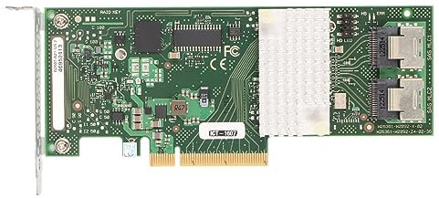 RAID-Controllerkarte, Smart-Array-Karten-RAID-Controller mit 6-Gbit/s-Übertragung, 2 SAS-Schnittstellen, Flexible Array-Konfiguration für PC-Festplatte