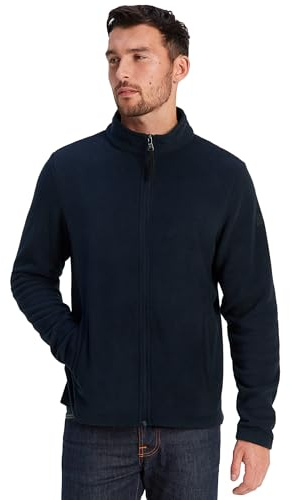 TOG24 Revive Herren Fleecejacke Warm Strickjacken Dünn Leicht Outdoor Fleecejacken Sweatjacke Winterjacke Männer mit Full Zip Für Wander Freizeit Sport Dunkles Indigo 3XL