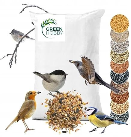 Green Hobby 10 kg (2x5kg) Vogelfutter, Wildvogelfutter