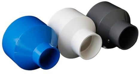 Rohrverschraubungen, 20 mm, 25 mm, 32 mm, 40 mm, 50 mm, ID, PVC-Nippel, Reduzierstück, Rohrverbindung, Adapter, Wasseranschluss für Aquarium, Blau, 32 x 25 mm