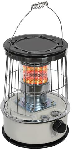 Smoke-Free Portable Kerosene Stove, 23500 BTU Portable Kerosene Stove 6L Camping Oil Heaters Gas Stove 360° Surround Heating Kerosene Stove Burner