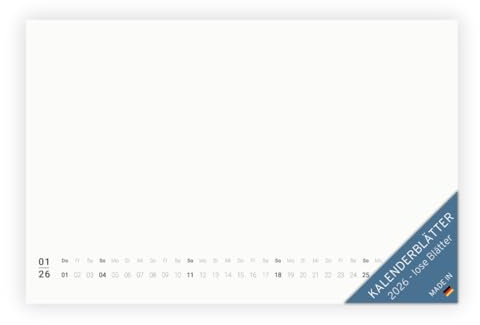 PuK Krämmer GmbH Fotokalender Karten zum Basteln | Tischkalender 2026 DIN A5 Monatsübersicht | Bastelkalender, Fotokalender | DIY Tischkalender 2026
