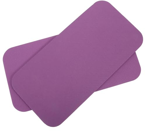 Kisangel 2 Pezzi Tappetini da Ginocchio per Giardinaggio in TPE Impermeabili Antiscivolo Cuscinetti Protettivi Spessi per Yoga Pulizia Bagno e Allenamento