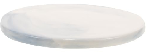 Baluue Placa Soporte para Sellos de Cera Cerámica Azul Redonda Tapete para Sellos de Lacre Almohadilla para Placa de Cera Herramienta Multifuncional para Sellado y Manualidades