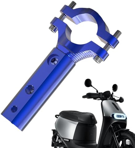 Monteringsfäste för styre – aluminiumstyre förlängare justerbar monteringsfäste – spotlighthållare back- -motorcykeltillbehör för motorcykel