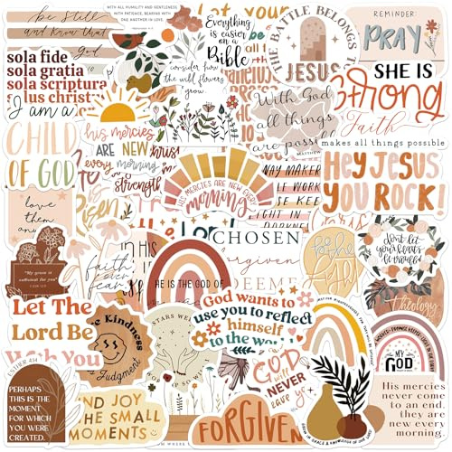 Alethron Vision Board Sticker, 100 Stück Inspirierende Sticker Aesthetic Wasserfeste Boho Motivierende ästhetische Aufkleber Stickers Sprüche für Journal Laptop Kindle Scrapbook Koffer Fotoalbum
