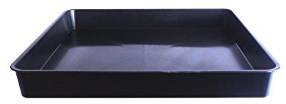 Britten & James 60 x 60cm Large Square Deep Black Garden Tray | Use in the Garden, Greenhouse, for Hydroponics, Oil Drain Tray, Muddy Boots or as a Litter Tray