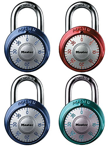 Master Lock 1561dast Cadenas à combinaison Cadran, couleurs assorties 4