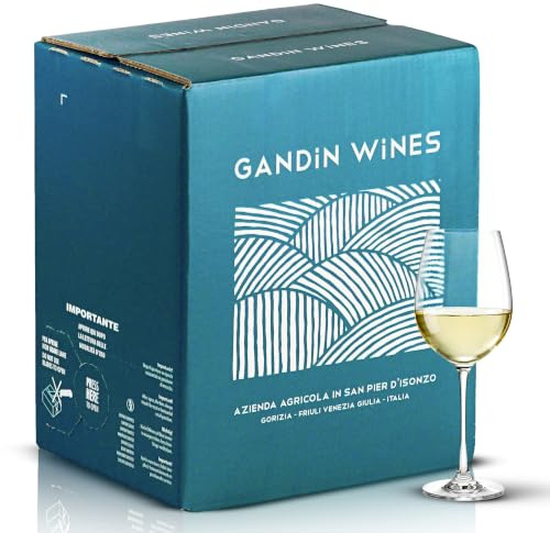 Bag in Box vino Sauvignon IGT Venezia Giulia 13% - Gandin Wines - confezione 5 LT