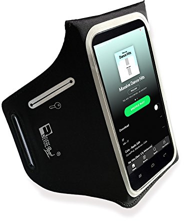 RevereSport iPhone 12 Mini Sportarmband. Armband Telefon Handyhalter Case für Laufen, Workout, Joggen und Fitness