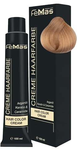 FemMas Hårfärg ljus ljusblond choklad 10,99 I grädde hårfärg med arganolja, keratin och ceramider I permanent hårfärg eller nyans för strålande färgresultat I 100 ml
