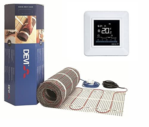 DEVI Danfoss Devimat Dünnbett Set mit Devireg Opti Fußbodenheizung DSVF150 (3,5m2 525W)