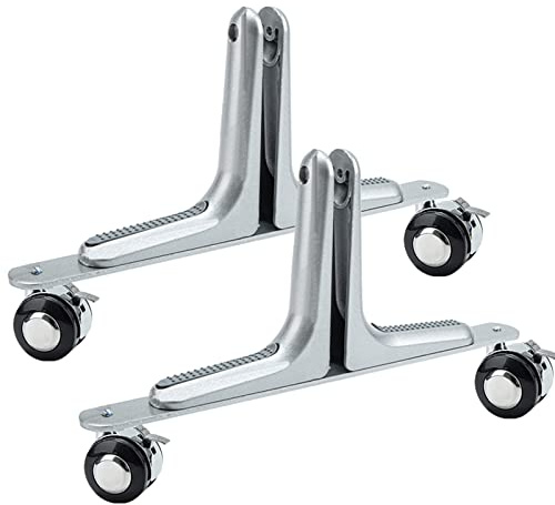 AHDFY Soporte de Pie para Panel Calefactor Bajo Consumo con Rueda Y Almohadilla para Pies, Pies de Apoyo para Radiador de Panel EléCtrico, AleacióN de Aluminio, Soporte de Pie para Panel Radiante