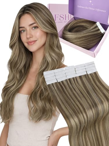 Fshine Extensiones Pelo Natural Adhesivas 50g 40cm | DiseñAda Pensando En Estilistas Y Peluqueros Profesionales, Extensiones Pelo Natural Adhesivas