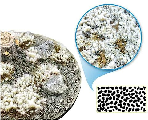 Green Stuff World Para modelos y miniaturas arbustos mechones 6 mm nieve esmerilada - Beige 11789