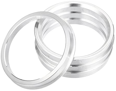 X AUTOHAUX 4pcs OD 76mm to ID 66.6mm Aluminum Alloy Car Auto Hub Centric Ring