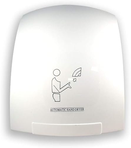 SQUADO Asciugamani Automatico Elettrico Ad Aria Calda con Fotocellula Automatica A Parete