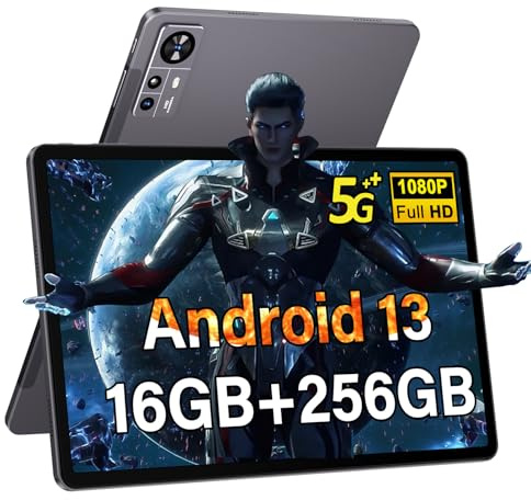 fezawio Tablet 11 Pulgadas 2K Android 13 16GB RAM+256GB ROM (TF 512GB)|8600 mAh|5MP+13MP+2MP| 2000 * 1200pixels |Bluetooth 5.0 |5G+2.4G WiFi |Octa-Core|Tablet con Funda