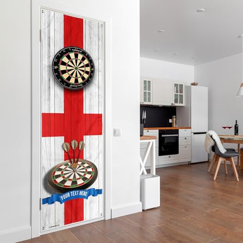 St George's Flag - Personalised Darts Wall/Door Banner - 195cm x 70cm