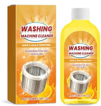 Waschmaschinen Hygiene-Reiniger,| Entfernt Kalk, Ablagerungen und Gerüche| Maschinenreiniger, waschmaschinenreiniger Maschinenreiniger für Geschirrspüler | 100ml (Yellow, 100ml)