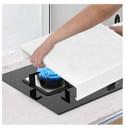 QSTGX Cubre Encimera Protector Placa Induccion Resistente al óxido Fácil de Limpiar para encimeras, fregaderos, autocaravanas y fogones eléctricos/de Gas(40x50x9 CM)