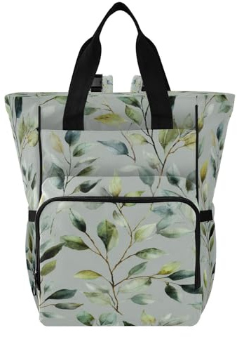 Ttgoth Sac à dos à langer imperméable avec porte-biberons isothermes, sac à dos de voyage multi-poches avec sangles de poussette pour maman et papa