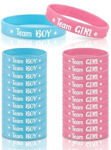 WUNZILO 24 Stück Motivationsarmbänder Kinder auf Silikonarmband Mitgebsel Mitbringsel Kindergeburtstag Mutmacher Geschenk armband kinder für Einschulung Schulkind Abschiedsgeschenk(Blau + Rosa)