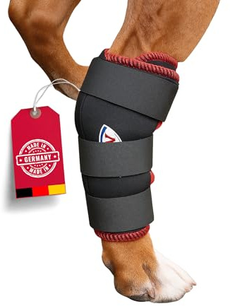 TSM Hundebandage Hinterbein | Reha-Bandage ohne Schiene | Unterstützung bei Arthrose & Verletzungen | Beidseitig tragbar | Made in Germany | Größe M