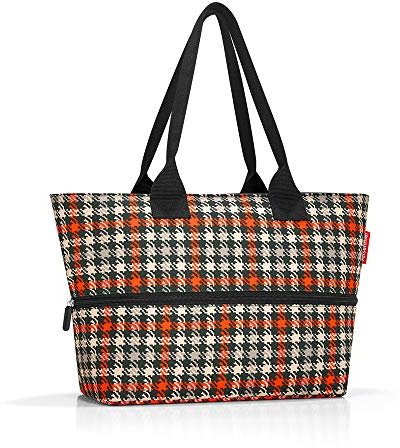 Reisenthel Shopper e1 Glencheck red Sporttasche, 50 cm, 12L, Glencheck Red