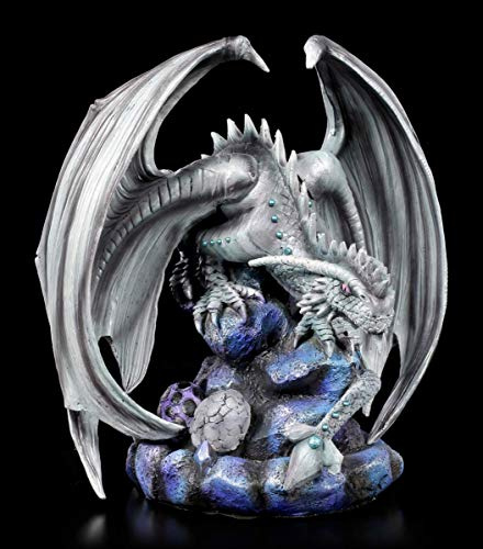 Unbekannt Drachen Fantasy Figur - Adult Rock Dragon, Motiv von Anne Stokes | Statue Fantastische Kreatur und Gothic Dekofigur, handbemalt, inkl. Geschenkbox, H 20 cm