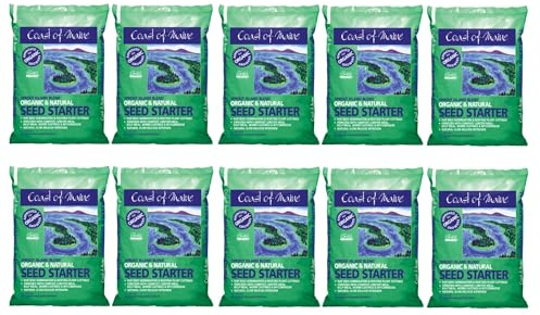 Coast of Maine, 8qt (Pack of 10) Sprout Island Blend, Organic & Natural Seed Starter for Seed Germination & Root Plant Cuttings