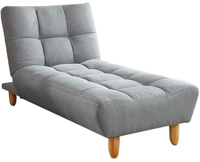 Vente-unique Recamiere Klappsofa Stoff Esteban - Grau