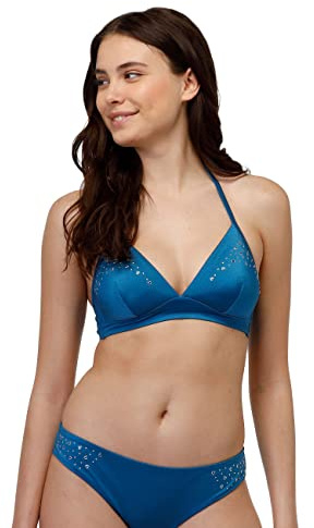 Lovable Reggiseno con Imbottitura Estraibile Fancy Shiny Micro, Bikini de Donna, Ottanio, 36D