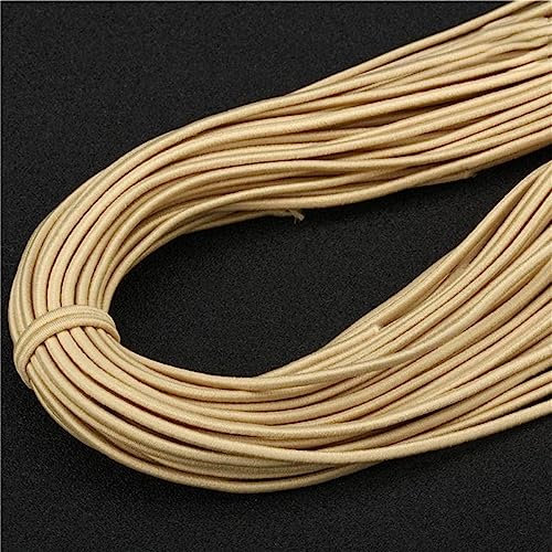 Banda elástica redonda de 45 metros y 2mm de color, banda de goma de cuerda redonda de alta elasticidad, línea elástica, accesorios de joyería de costura DIY-13,2mm,45M