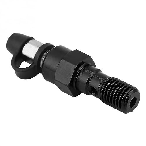 OSTREY Bolzenschraube M10x1,25mm Motorrad Bremse Hauptzylinder Bremssattel Entlüftungsschraube Nippel Bolzen Kappe Aluminium Für Motorrad (Color : Nero)