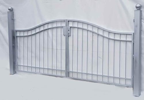Gartentür Gartentor Einfahrtstor Pforte Boston-GT300/100S Feuer verzinkt P.-Set 100 300 cm 3m Doppelflügeltor