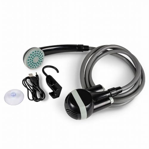 OLPRO USB Battery-Powered Portable Shower – Ideal for Camping, Festivals, Vanlife, Campervans, Pet Cleaning, Surfing, and Outdoor Adventures.