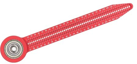 Trazador de Brújula para Carpintería, Herramienta de Dibujo Circular Giratoria de Aleación de Aluminio de 360 ​​grados, Medidor de Dibujo Circular Ligero para Carpintería