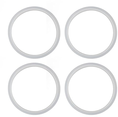 4PCS Water Distiller Sealing Rings, Pure Water Distiller O Rings Silicone Water Distiller Gaskets Water Distiller Sealing Loop Distiller Spare Parts for Replacement (4L)