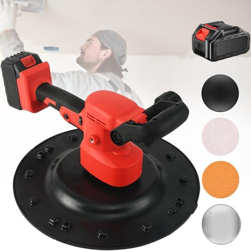 Macchina lisciatrice per pareti da 1680 W, cazzuola per intonaco elettrico a 6 velocità regolabile, macchina lisciatrice per pavimenti in calcestruzzo, levigatrice per cartongesso portatile, lucidat