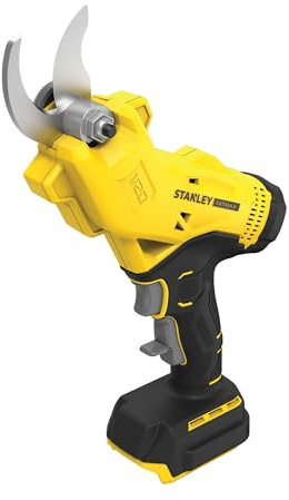 STANLEY FATMAX V20 SFMCPP32B-XJ Sécateur Électrique 18V, Capacité de Coupe 32 mm, Lame d'Acier Inoxydable Enclume, Jaune, Moderne, Ambidextre
