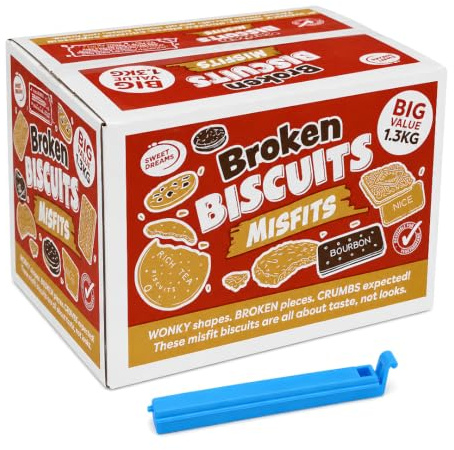 Sweet Dreams Broken Biscuits 1.3kg Jystock Freshness Bundle with Clip