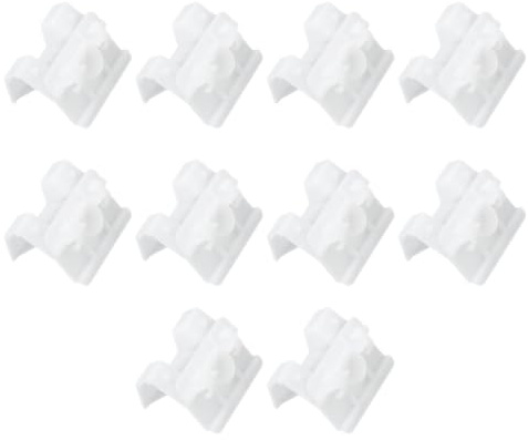 eMagTech Lot de 10 clips de garniture de seuil de jupe latérale compatibles avec BMW Série 3 51127488348