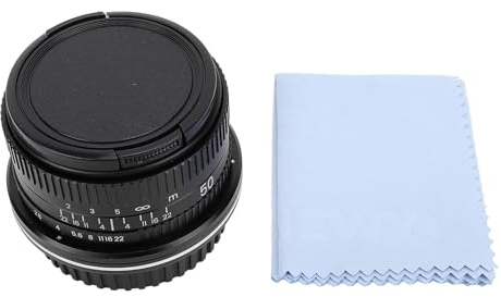 50mm F1.7 Obiettivo Manuale Full Frame, Montatura EF, Apertura Ampia F1.7, Rivestimento Multi Strato - Nitidezza Eccezionale, Profondità Di Campo, Ideale Per Ritratti E Paesaggi