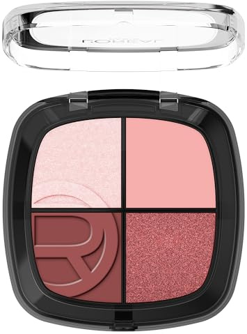 L'Oréal Paris Rendez-Vous Couleur Eye & Cheek Quad, All-in-One Make-up Palette für Augen & Wangen, Matte bis metallische Finishes, Hochpigmentiert & leicht verblendbar, Farbe: Signature Pinks (Spring)