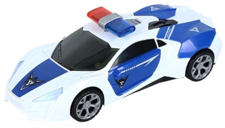 LRXIYODE 1pezzi Auto Giocattolo Elettrica Polizia Luci e Musica Rotante Veicolo Giocattolo in Regalo per Ragazzo Ragazza Compleanno Natale