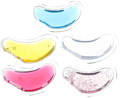 KOCKSHION 5 Wiederverwendbare Gel Augenpads aus Pvc mit Hot und Cold Funktion zur Linderung von Augenermüdung und Migränemaske